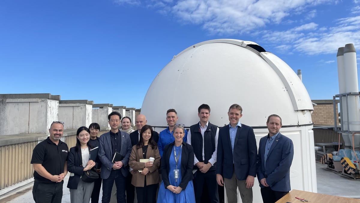 TeraNet-1 Visit from JAXA